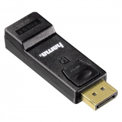 Адаптер HAMA 54586 DisplayPort мъжко - HDMI женско, Ultra HD, 3 звезди