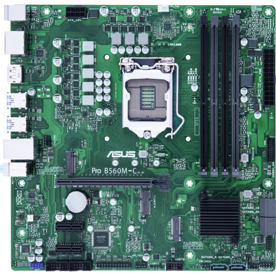 Motherboard ASUS PRO B560M-C/CSM, socket 1200, microATX