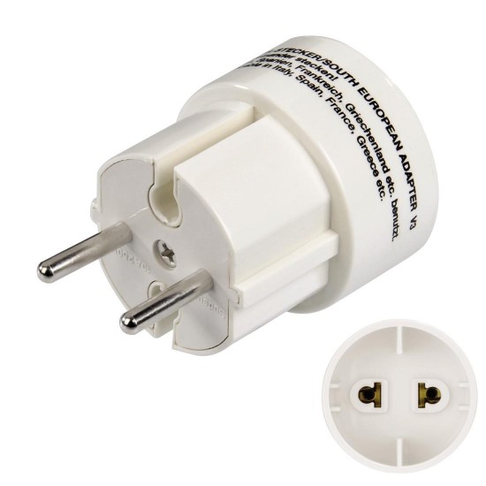 Travel Adapter HAMA 44224 ,for Southern Europe
