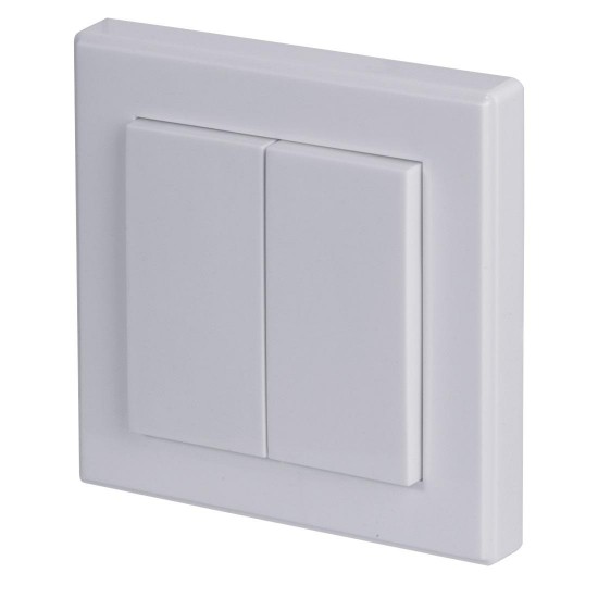 Radio Wall Switch, with 2 channels, HAMA 121958