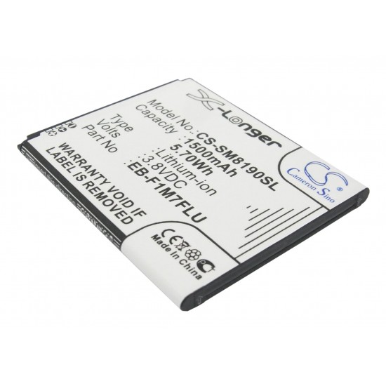 Mobile battery for Samsung Galaxy S3 mini, GT-I9180t 3.8V 1500mAh CAMERON SINO