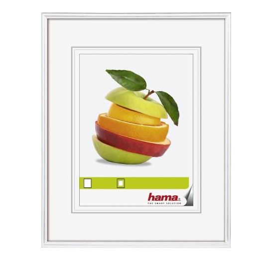 Hama "Sevilla" Plastic Frame, white, 15 x 20 cm