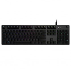 Геймърска механична клавиатура Logitech G512 Carbon GX Blue Clicky