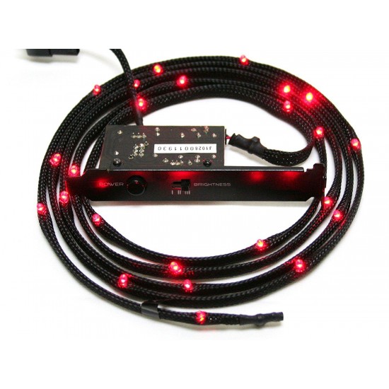 Led Strip NZXT Sleeved LED Kit 1m Red CB-LED10-RD