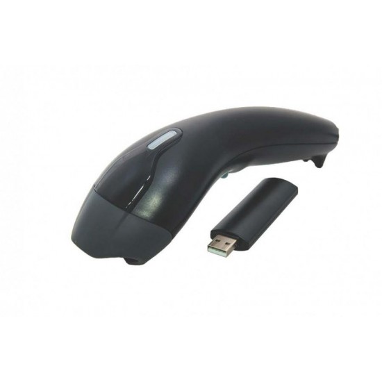Birch BZ-R15BU Wireless laser bar code scanner, Black, USB HID dongle