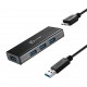 Хъб 4-портов J5 Create JUH340 USB 3.0, 1:4,Черен
