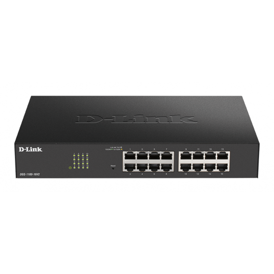 Switch D-Link DGS-1100-16V2 10/100/1000 Gigabit Smart Switch, managed,