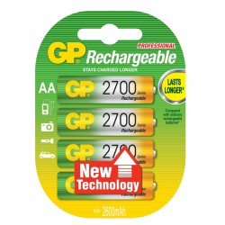 Акумулаторна Батерия GP  R6 AA 2700mAh NiMH 4 бр. GP270AAHC GP