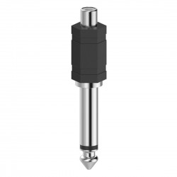 Преходник  HAMA  6.3мм жак мъжко/женско чинч