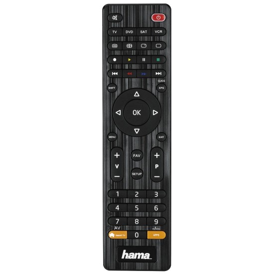 Universal 4in1 Remote Control HAMA 12306, Black