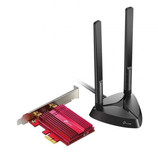 Wireless Adapter TP-LINK Archer TX3000E, AX3000 Wi-Fi 6, PCI-EX, Bluetooth 5.0, 2 external antennas