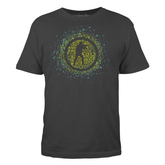 T-Shirt CS:GO, 16 Years CS:GO, Gaya Entertainment, M