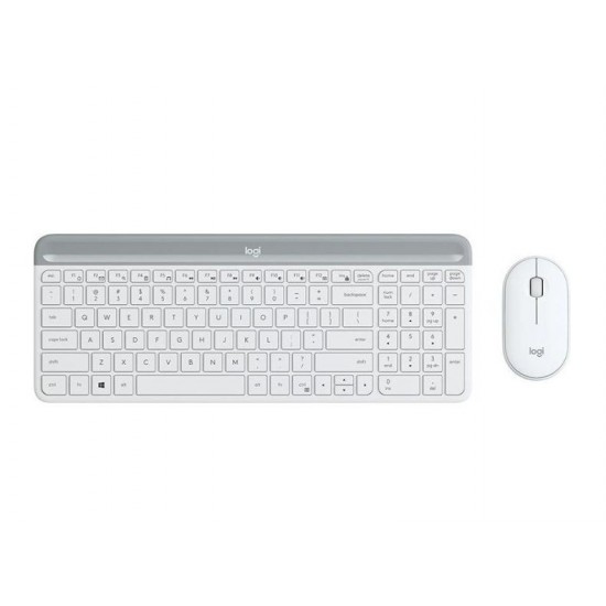 Wireless Keyboard and mouse set Logitech MK470, White