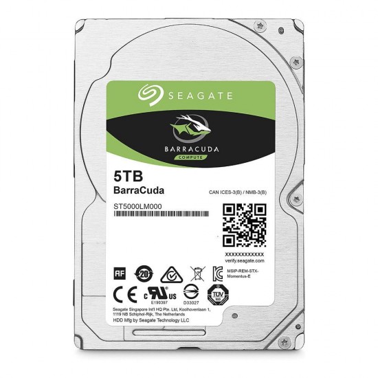 HDD SEAGATE SEAGATE BarraCuda 5TB, 5400RPM, 2.5" 128MB, ST5000LM000