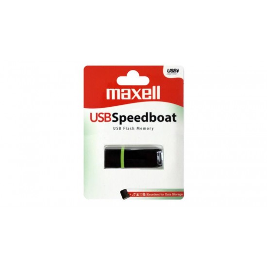 USB stick MAXELL Speedboat, USB 2.0, 16GB, Black