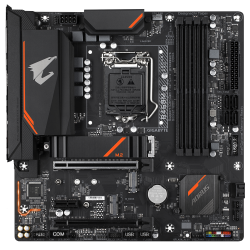 Дънна платка GIGABYTE B460M AORUS PRO 1.0, Socket 1200 (400 Series), 4 x DDR4, RGB Fusion 2.0
