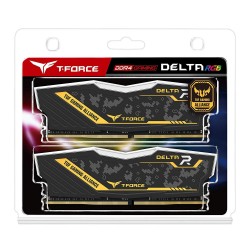 Памет Team Group Delta RGB TUF DDR4 - 32GB(2x16GB) 3200MHz, CL16-18-18-38 1.35V