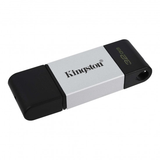 USB stick KINGSTON DataTraveler 80, 32GB, USB-C 3.2 Gen 1, Black