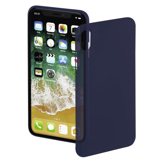 Гръб HAMA Ultra Slim за Apple iPhone X, тъмно син "Ultra Slim" Cover for Apple iPhone X, dark blue