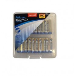 Алкални батерии MAXELL LR03 AAA 10x10 бр / 100 бр. в PVC кутия