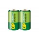 Цинк карбонова батерия GP 14G-S2 Greencell, R14, 2 бр. в опаковка / Shrink, 1.5V