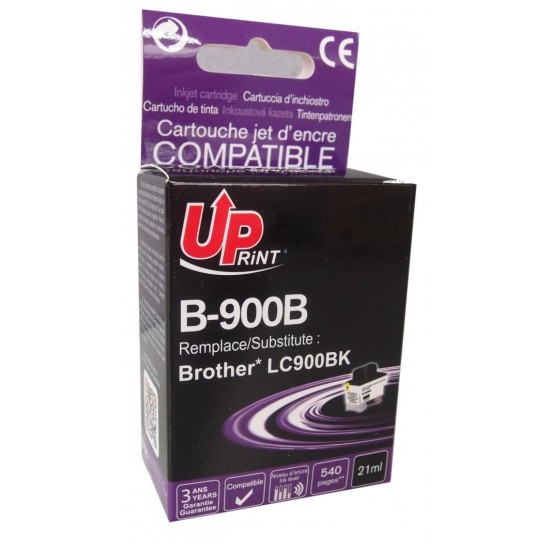 Ink cartridge UPRINT LC900, BROTHER, Black