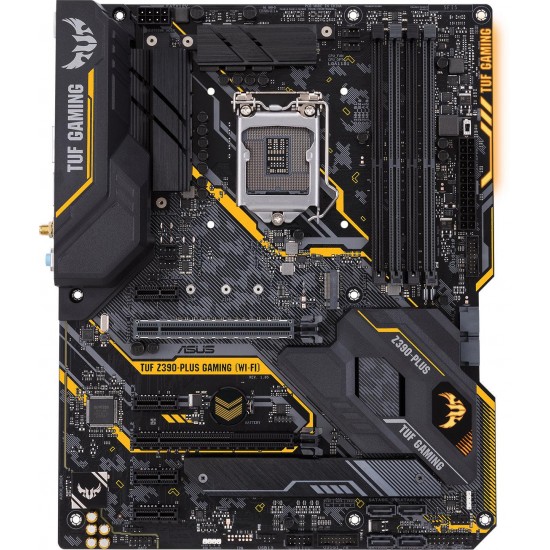 Motherboard ASUS TUF Z390-PLUS GAMING (Wi-Fi AC), Socket 1151 (300 Series),Aura Sync,Intel Optane