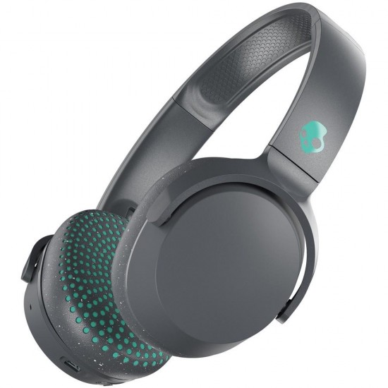 Bluetooth headphones Skullcandy Riff Wireless, Gray/Teal