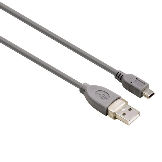 Cable HAMA 39661 USB-A Plug - USB-B mini Plug, 0.25 m, 1 star