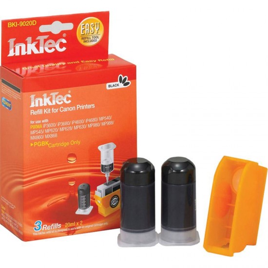 Ink cartridge INKTEC 5025D , CANON PGI-225/425/525/725BK, Pigment,  Black