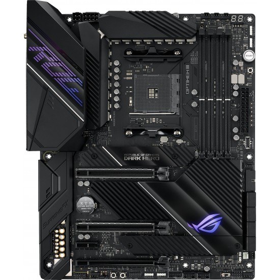 Дънна платка ASUS ROG CROSSHAIR VIII Dark Hero ( Wi-Fi 6 ) X570 socket AM4, 4xDDR4, Aura Sync, PCIe 4.0 Motherboard ASUS ROG CROSSHAIR VIII Dark Hero ( Wi-Fi 6 ) X570 socket AM4, 4xDDR4, Aura Sync, PCIe 4.0