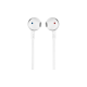 Слушалки тапи JBL T205, Бял/Сребрист