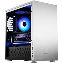 Кутия Jonsbo C3 Plus, TG, mATX, Сива