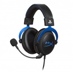 Геймърски слушалки HyperX, Cloud - PS4, Микрофон, Черен/Син