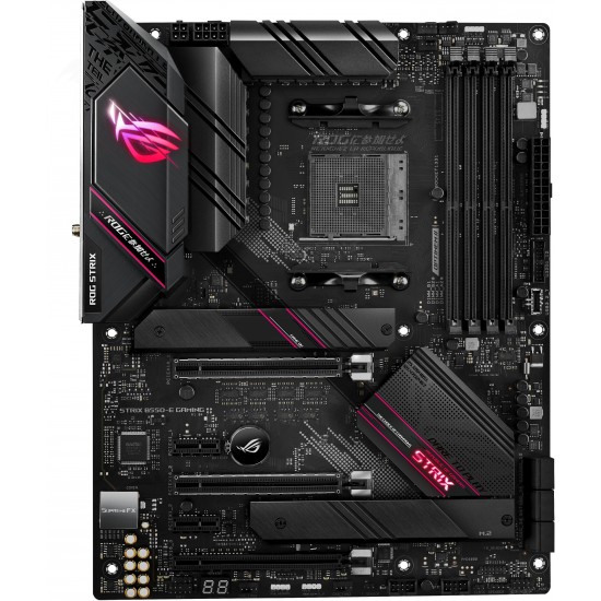 Motherboard ASUS ROG STRIX B550-E GAMING (WI-FI 6) socket AM4, 4xDDR4, Aura Sync, PCIe 4.0, Dual M.2, 2.5GB Lan