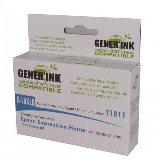 Ink cartridge GENERINK T1811/T1801 EPSON, Black