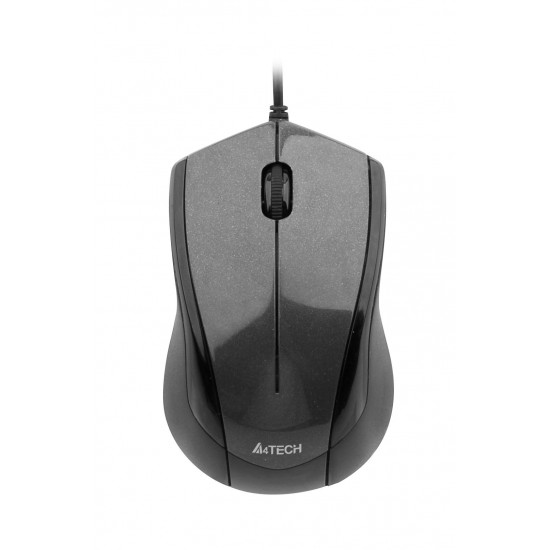 Mouse A4Tech N-400-1, V-Track PADLESS,Glossy grey, USB