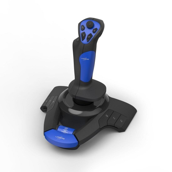 uRage "Airborne 300" Gaming Joystick, for PC, Black/Blue