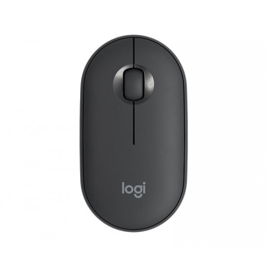 Wireless optical mouse LOGITECH Pebble M350, Graphite, USB
