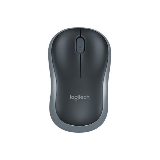 Wireless optical mouse LOGITECH M185, Swift Grey, USB