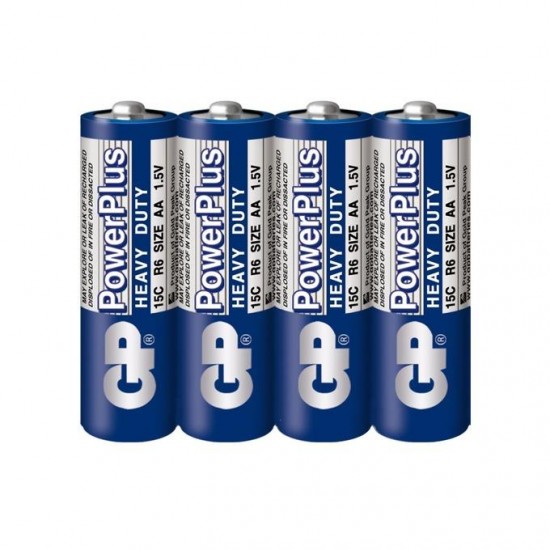 Zinc carbonic zinc battery GP  R6 AA 4 pcs.  1.5V