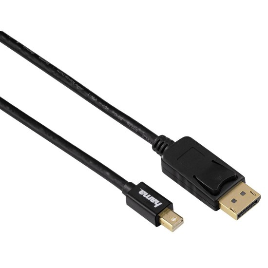 Cable HAMA 54563 mini DisplayPort plug - DisplayPort plug, 1.8 m, 3 Stars