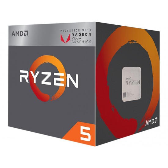 CPU AMD RYZEN 5 2400G 4-Core 3.6 GHz (3.9 GHz Turbo) 6MB/65W/AM4/BOX