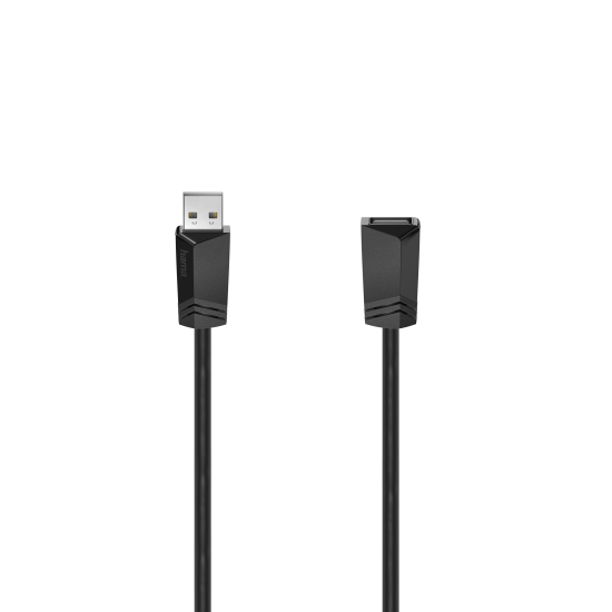 USB 2.0 Extension cable HAMA 200621 USB-A Socket - USB-A Plug, 5 m, 1 star, shielded