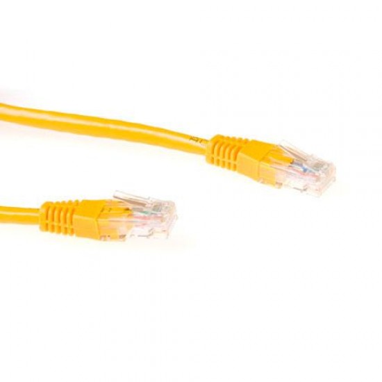 Network Cable Ewent UTP CCA, CAT 6, RJ-45 - RJ-45, 10 m, Yellow
