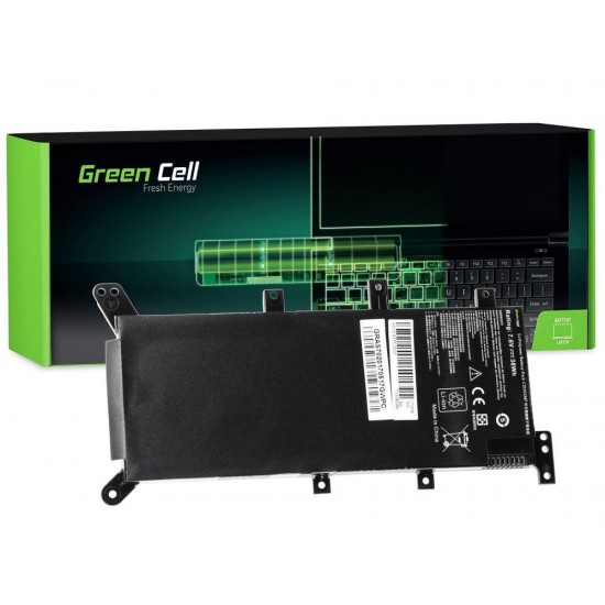 Батерия за лаптоп GREEN CELL, Asus A555 A555L F555 F555L F555LD K555 K555L K555LD R556 R556L R556LD R556LJ X555 X555L, 7.6V, 5000mAh Laptop Battery forAsus A555 A555L F555 F555L F555LD K555 K555L K555LD R556 R556L R556LD R556LJ X555 X555L 7.6V 5000mAh GREEN CELL