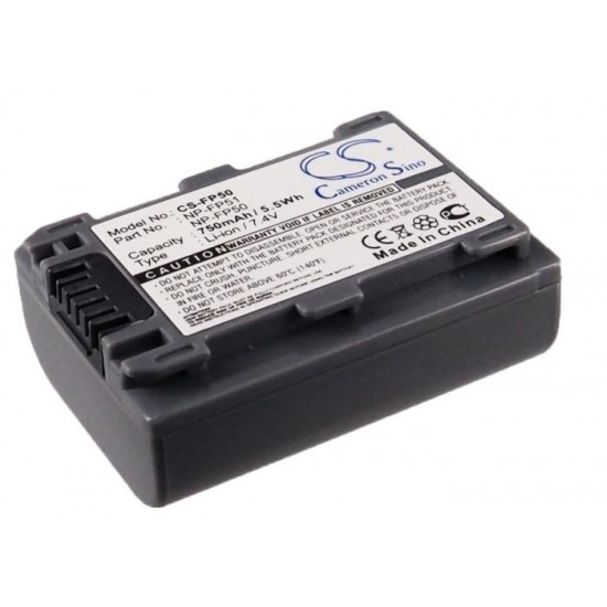 Camera Battery for SONY NP-FM50 LiIon 7.4V 750mAh  Uniross