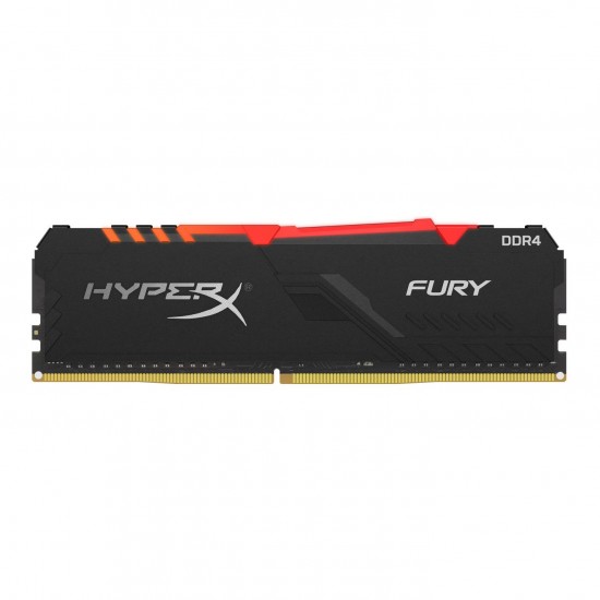 Memory HyperX Fury RGB 8GB DDR4 PC4-29800 3733MHz CL19 HX437C19FB3A/8