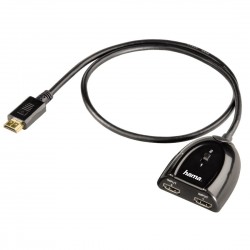 Превключвател HDMI 2x1/ вх/изх HAMA 42553, Черен