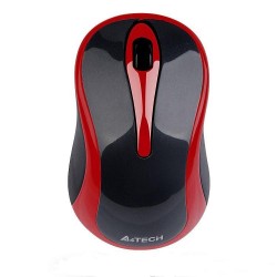Безжична мишка A4Tech G3-280N-2, V-Track PADLESS,черно/червена, USB